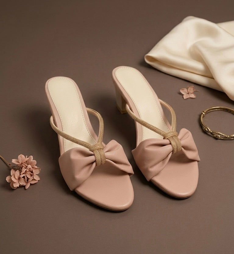 Women's Stylish Pink Party Wear Heels